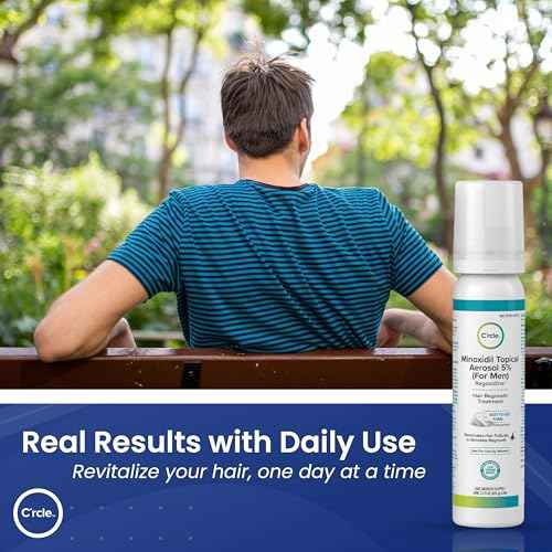 Minoxidil for Men Foam 5% - Unscented 3 Month Supply - Helps Restore Vertex Hair Loss & Thinning - 5% Minoxidil Foam For Men - Extra Strength Supports Hair Regrowth