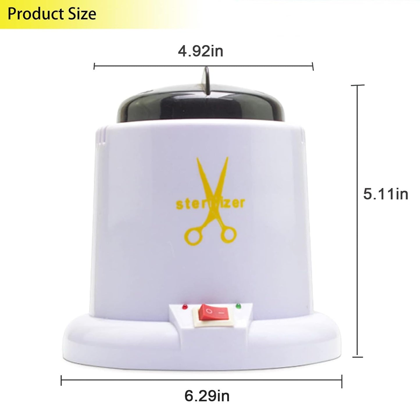 ALLGLAM Nail Tool Sterilizer High Temperature Nail Salon Cleaner Machine Pot For Lash Tool Manicure Tweezers Scissors