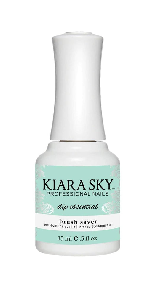 Professional Dip Manicure Liquid - Kiara Sky Brush Saver for Perfect Nails | Step 6