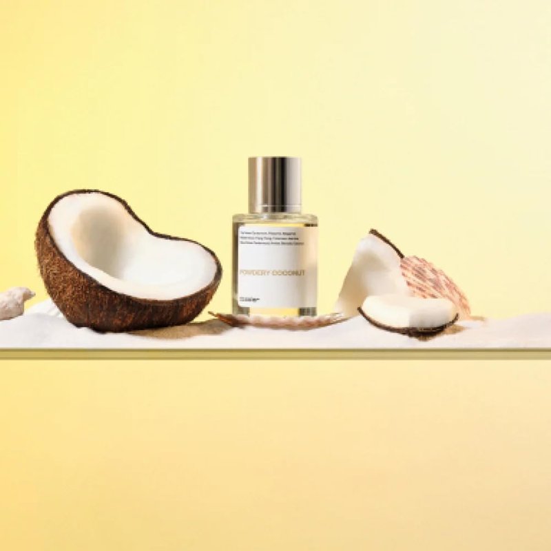 Dossier Powdery Coconut Eau de Parfum - Long-Lasting Unisex Fragrance - 1.7 fl oz (50ml) | Inspired by Soleil Blanc