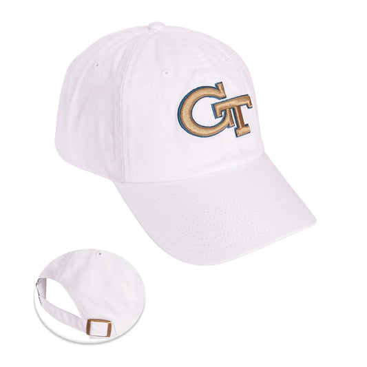 Desert Cactus Georgia Tech University Baseball Hat Yellow Jackets GT Institute of Technology Brimmed Embroidered Hats Cap Adjustable Cloth Strap Adult (Style C1)