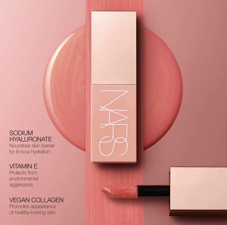 NARS Afterglow Liquid Blush - Brazen Shade for Women - 0.23 oz Liquid Blush