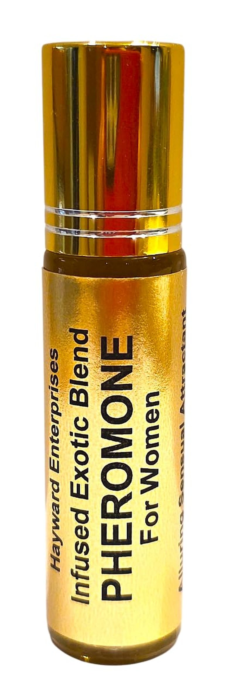 HYWD Enterprises Pheromone Perfume Oil for Women – Attract Men – Seduction Scent – Long-Lasting Body Oil – 1/3 oz Roll-On – Exotic Blend