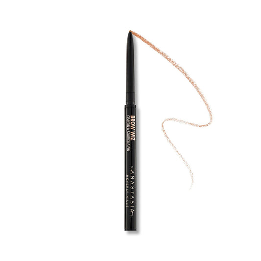 Anastasia Beverly Hills Mini Brow Wiz - Travel-Size Ultra-Slim Retractable Eyebrow Pencil for Professional Hair-Like Strokes and Precision Detail - Strawburn