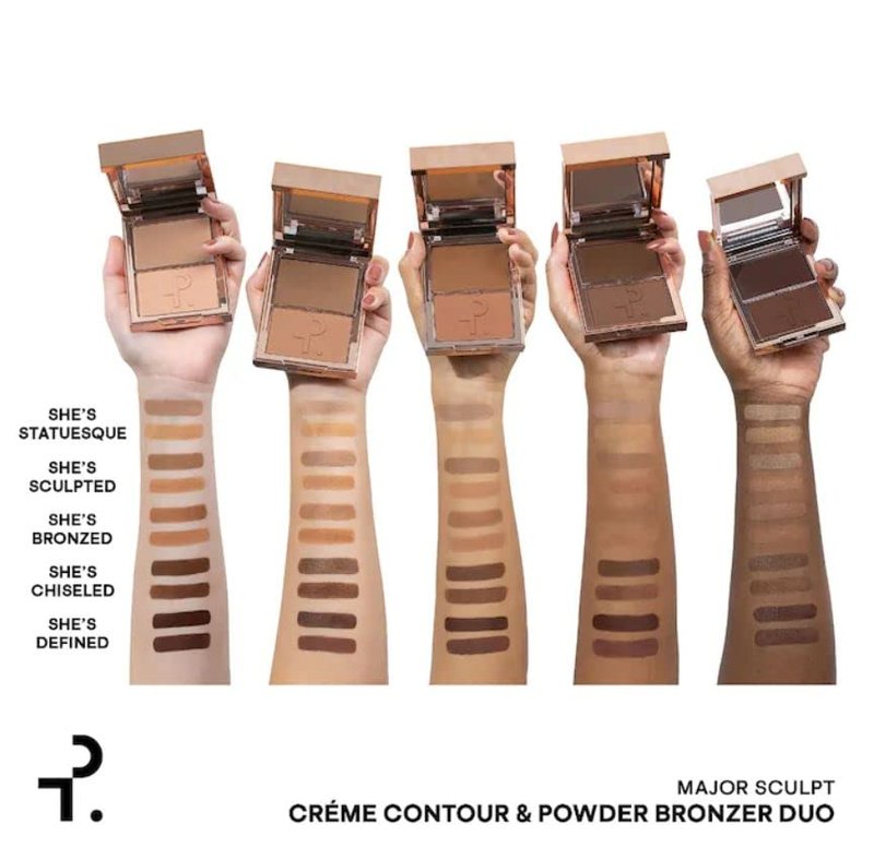Patrick Ta Sculpting Cream Contour & Powder Bronzer Duo - She's Sculpted | Flawless Finish
