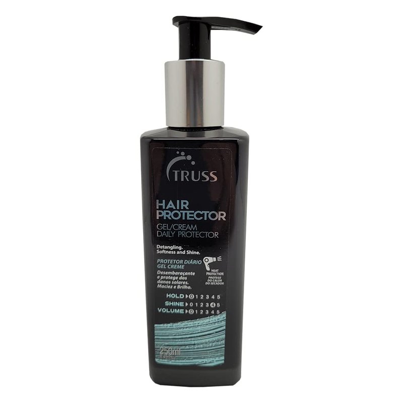 TRUSS Hair Protector - Lightweight Gel/Cream Leave-in That Hydrates, Nourishes, Detangles, & Restores Hair - Thermal Protection from Blow Dryers, Flat Irons, & Curling Irons (I0101819)
