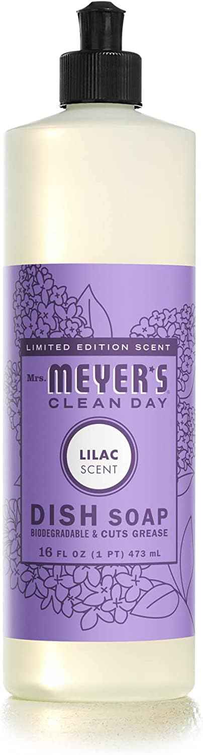 Mrs. MEYER'S CLEAN DAY Variety Pack 1 Liquid Hand Soap Lilac 12.5 OZ, 1 Dish Soap, Daisy 16 OZ, 1 CT