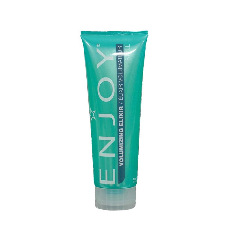 Enjoy Volumizing Elixir, Lightweight Root Lifting Styler for Fine Hair, Adds Body, Density & Long‑Lasting Hold, Water‑Based Texturizer, Humidity Resistant, 8.5 Oz