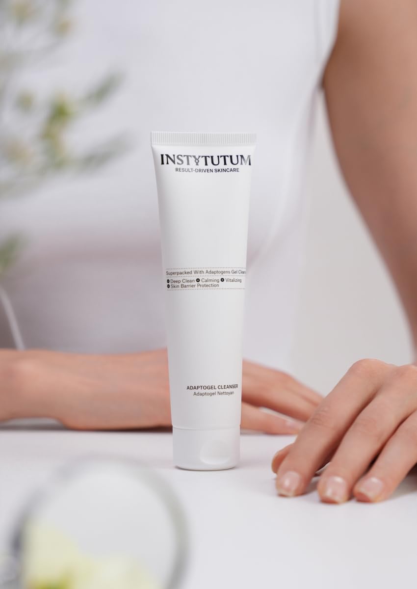 Instytutum Adaptogel Cleanser, Sulfate-Free Gel Face Cleanser for Oily and Combination Skin 3.38 oz / 100 ML