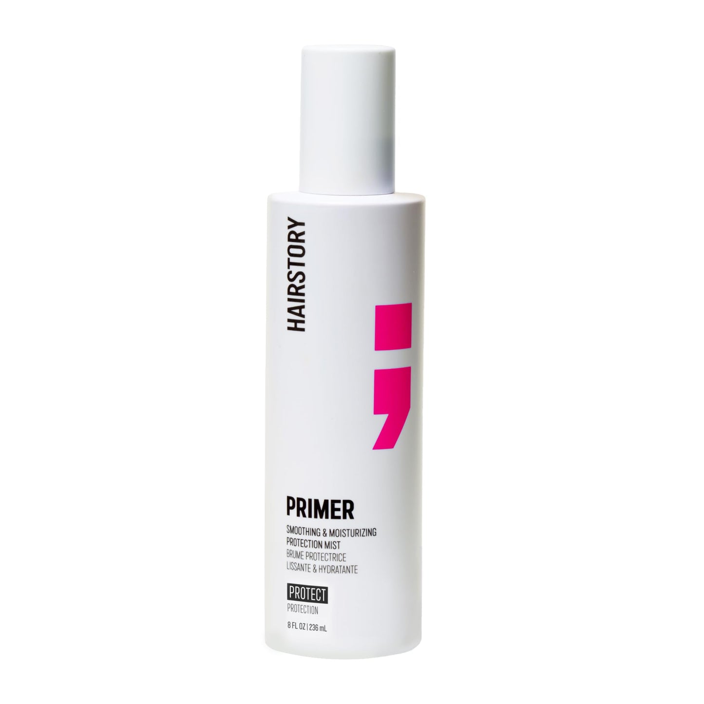 Hairstory Primer – Leave In Heat Protectant Spray for All Hair Types, UV Protection, Smoothing Detangler, Humidity Shield, Moisturizing Hair Mist, 8 Fl Oz