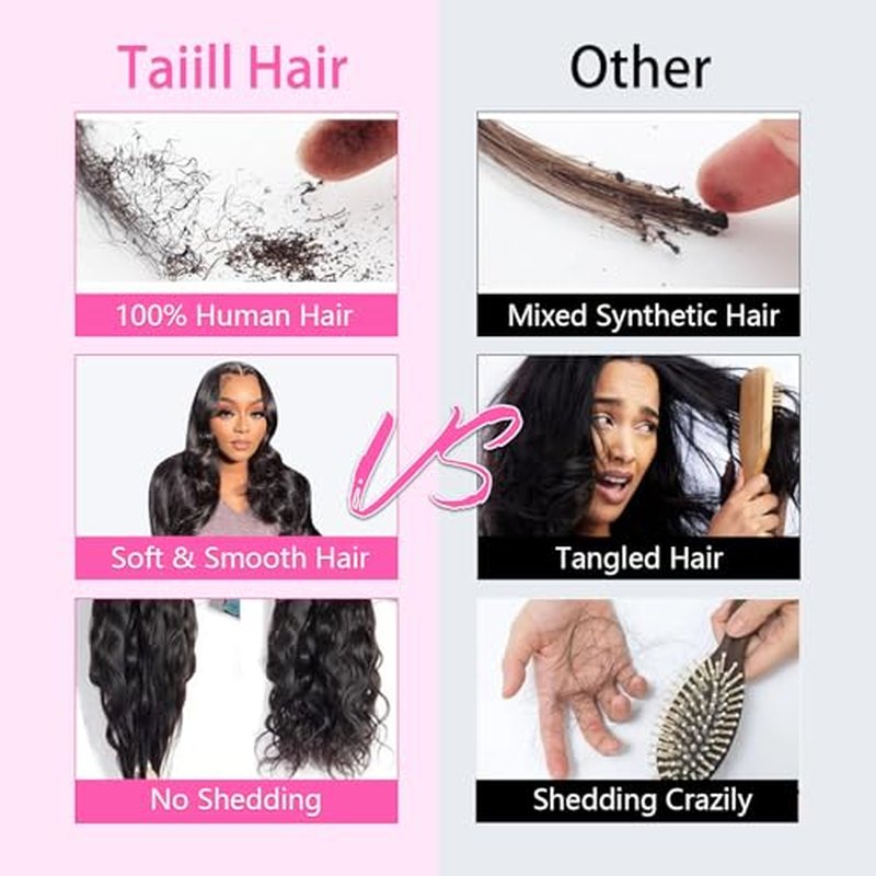 Body Wave Bundles Human Hair 18 20 22 24 Inch 12a Human Hair Bundles 100% Unprocessed Brazilian Raw Virgin Hair Extensions 4 bundles Natural Black