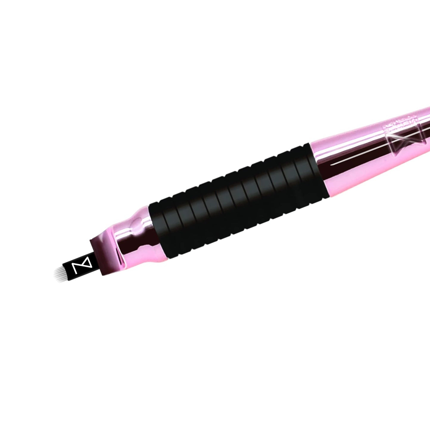 Mellie's Signature Microblading Eyebrow Pen (Pack of 10) - Disposable Microblading Pen with Sterilized Blade, Comfortable Rubber Grip and Pigment Sponge for Flawless Bro (U18 NANO .15mm, Neon)