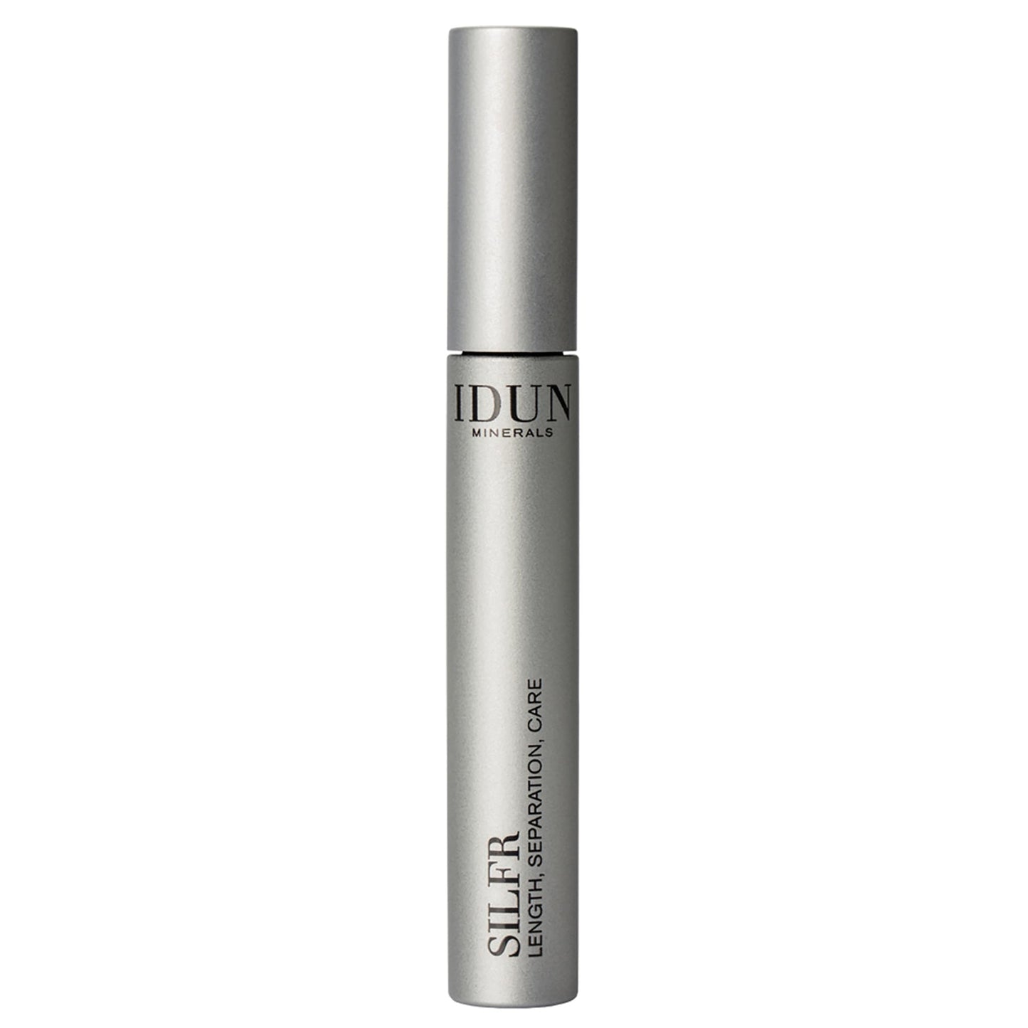 IDUN Minerals Mascara Silfr - Long Lasting, Thickening Brown Mineral Mascara - Flexible, Anti-Clumping Tapered Wand for Easy Lash Separating - Vegan, ophthalmologically Tested- Silfr Brown - 0.34 oz