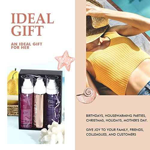 Womens Body Spray, Fragrance Mist Gift Set, Body Spray for Women, Pack of 3, Each 3.4 Fl Oz, Total 10.2 Fl Oz, Dreams