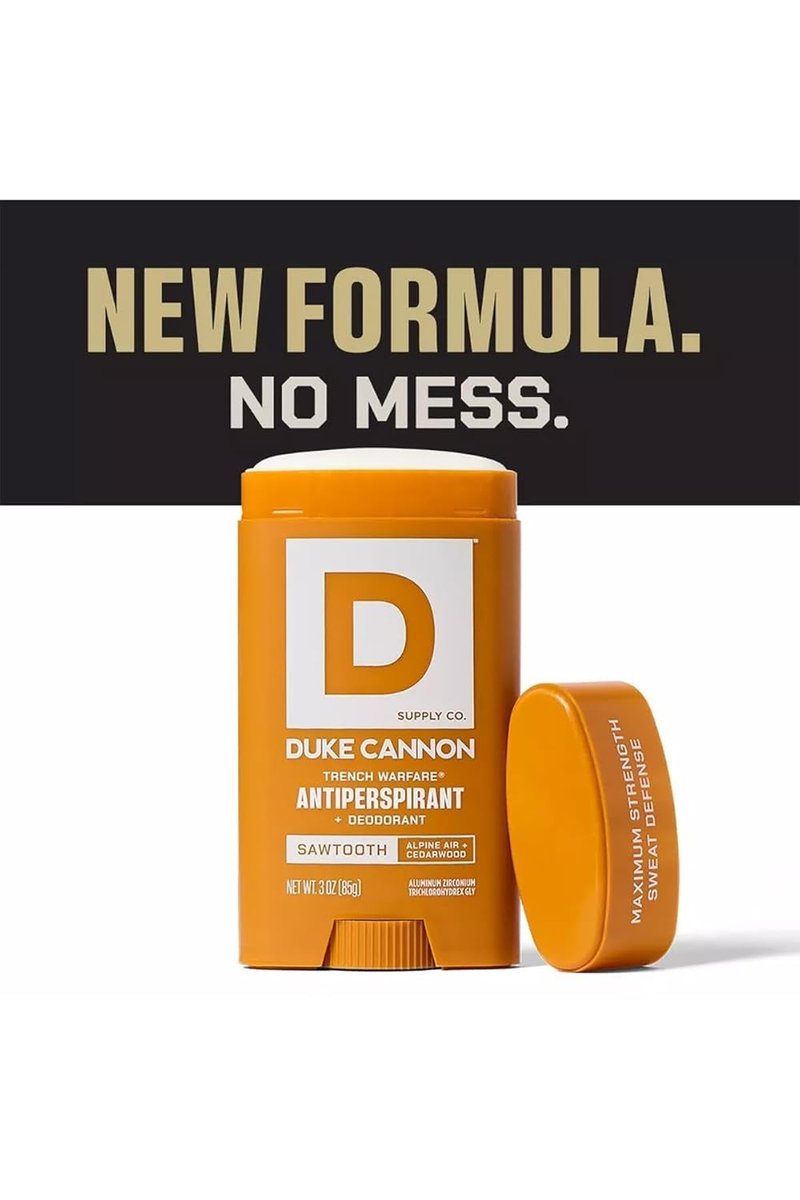 Duke Cannon Antiperspirant Deodorant for Men - Alpine Air & Cedarwood Scent | 3 oz, Long-Lasting Sweat Protection