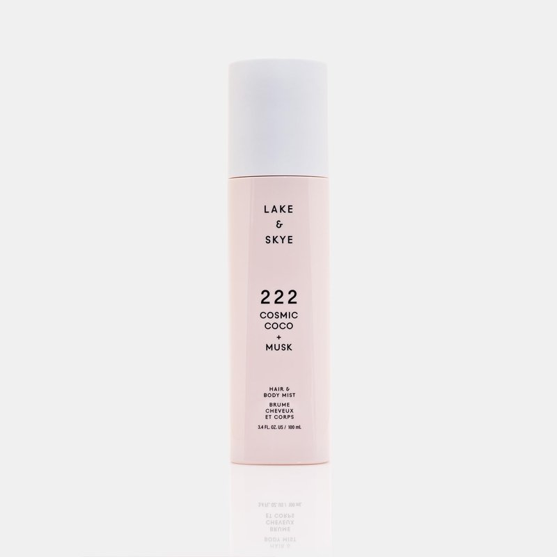 Lake & Skye 222 Cosmic Coco + Musk Hair & Body Mist 3.4 Fl Oz (100 mL), White Musk, Coconut Milk, Macaron Sugar, Hydrating, Softening