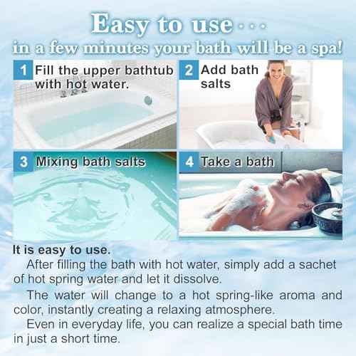 Japanese Hot Spring Bath Salt Onsen Thick Creamy Texture, Powder 600g (15 Baths) (Onso Cloudy)