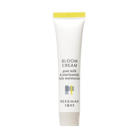 Beekman 1802 Bloom Cream Goat Milk Face Moisturizer, 100 mL - Lightweight, Gentle, Deeply Hydrating & Nourishes Skin Barrier - All Skin Types - Cruelty Free