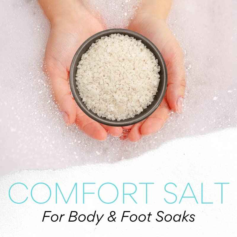 Comfort Salt | Magnesium Bath Flakes | Soak for Relaxation, Recovery, & Wellness | 4 Pound Bag