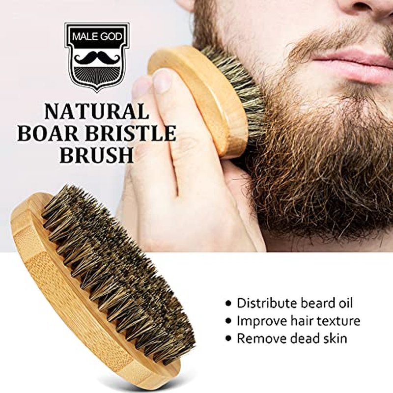 MALE GOD Beard Kit w/Natural Ingredients, Suitable for All Skin, Birthday Gifts | Anniversary | Christmas Gifts | Mens Stocking Stuffers | Gifts for Men, Him, Husband, Boyfriend, Dad, Friends