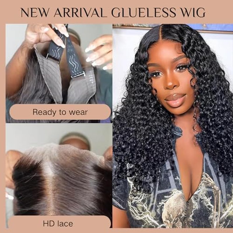NVL Lace Front Wigs Human Pre Plucked with Baby Hair 200 Density 13x4 HD Transparent Straight Lace Front Wigs for Women Human Hair Glueless (Natural black, 24 Inch)
