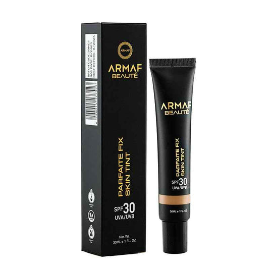 Armaf Beauté Parfaite Fix - Skin Tint | Tinted Moisturizer with Spf 30 For Sun Protection | Semi Matte Finish | Warm Beige, 30 ml/1 fl.oz