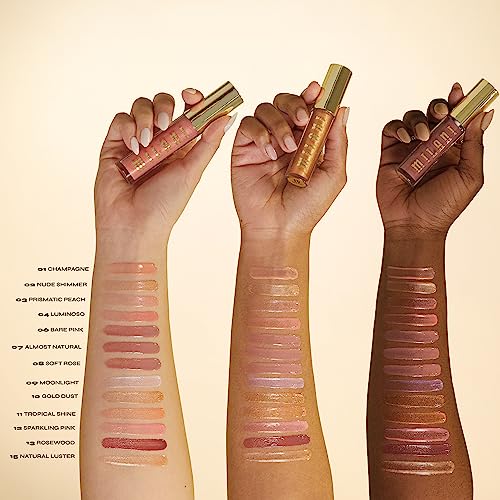 Milani Lip Gloss, Keep It Full Nourishing Lip Plumper with Hyaluronic Acid & Peptides for Soft, Fuller-Looking Lips (0.13 Fl. Oz.) Soft Rose