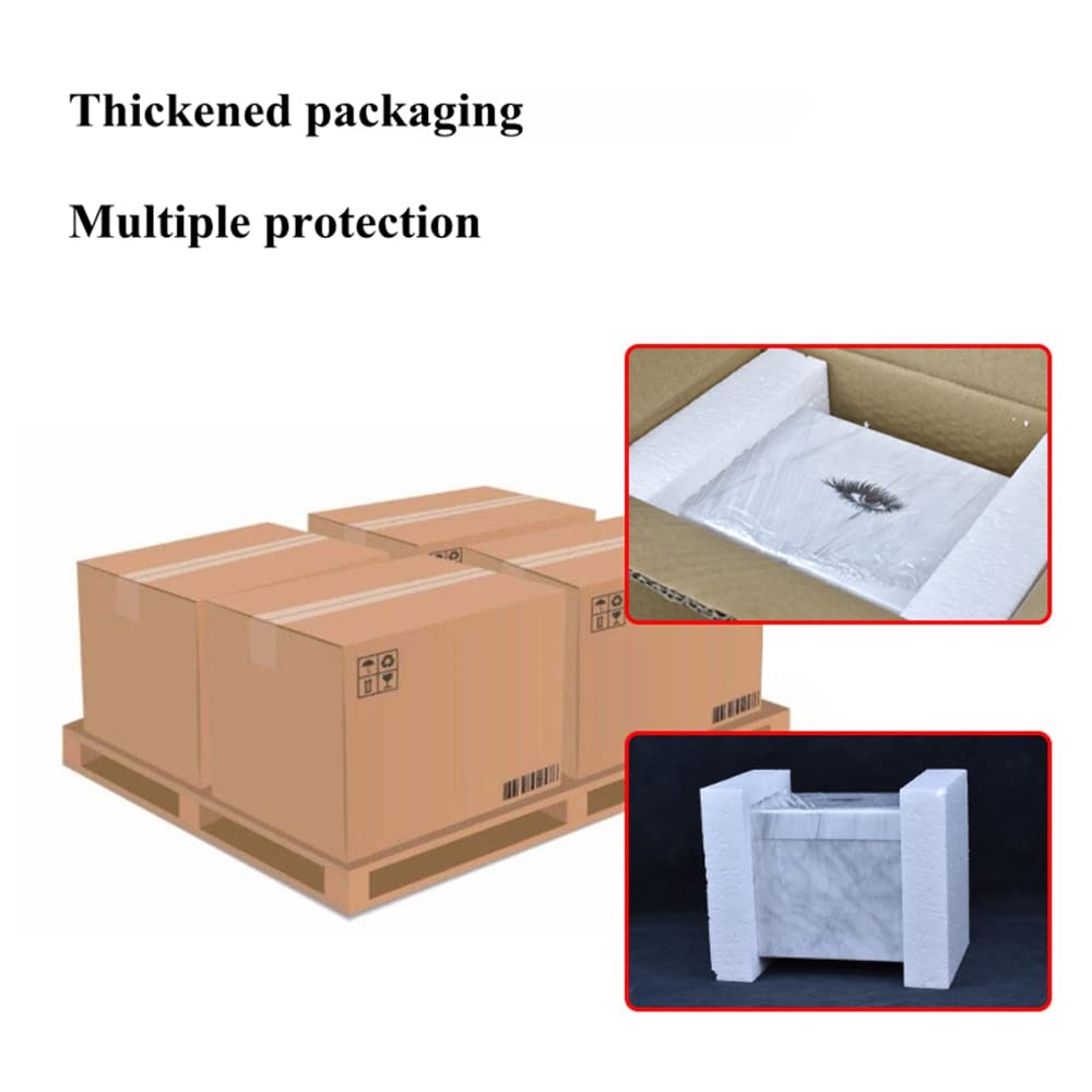 LIXIMMAZN 10 Layers Acrylic Eyelash Storage Box, Makeup Eyelashes Extension Close-Packed Display with 10 Pallets, Grafting False Eyelashes Glue Pallet Holder Display Organizer (Marble Pink)