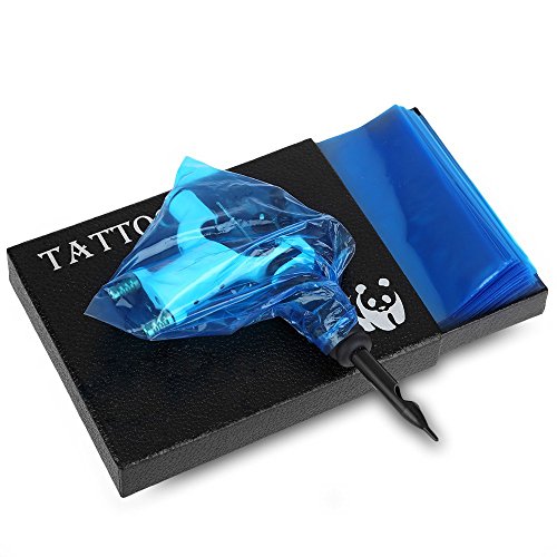 Disposable Tattoo Machine Bag Covers - 200PCS Plastic Sleeve for Tattoo Supplies, Kits, and Gun Accessories