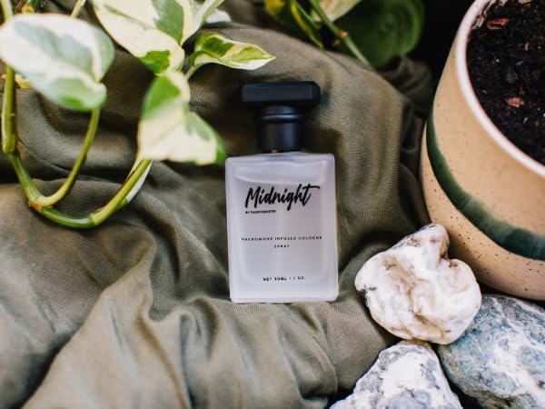 RawChemistry Midnight Cologne for Men - Pheromone Infused Fragrance | Long-Lasting Scent