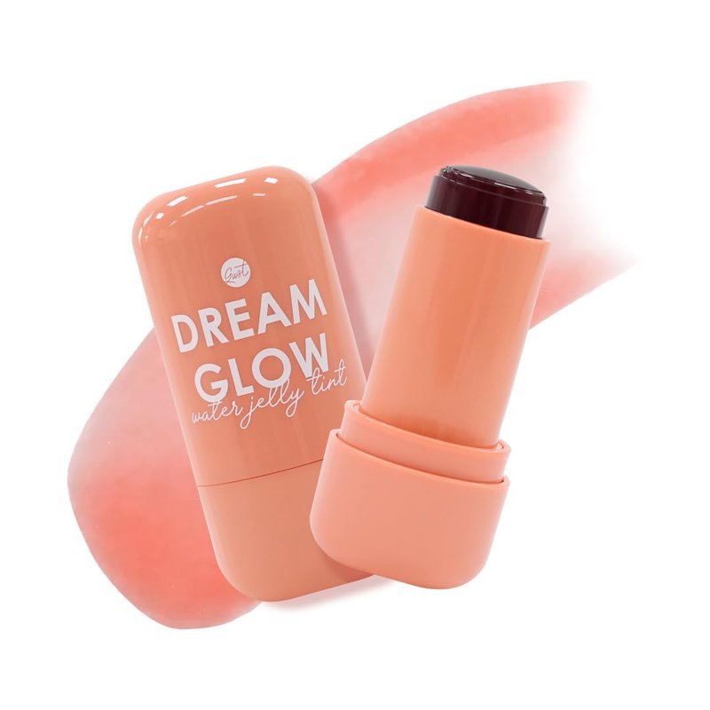 Dream Glow Collagen Water Jelly Tint - 2-in-1 Lip & Cheek Stain | Hydrating, Long-Lasting Coral Peach