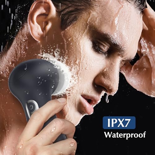 COSLUS Facial Cleansing Brush Face Scrubber: 3 in 1 Bi-Directional Electric Spin Brush for Removing Blackhead, Exfoliating, Massaging - Rechargeable Waterproof, 3 Adjustable Speeds for Men & Women