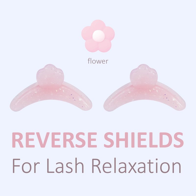 PERMANIA Lash Revise Pad, Eyelash Fix Shields Reusable Lash Separator Palette Silicone Plate Lash Lift Tool (Pink)