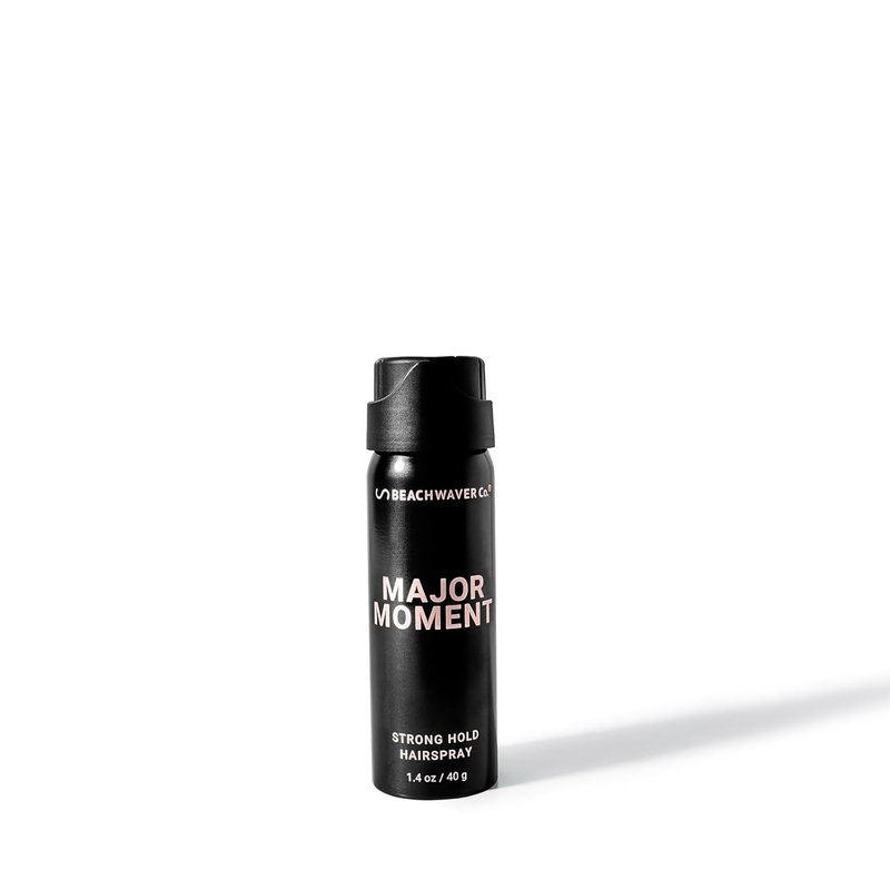 Beachwaver Co. Major Moment Strong-Hold Hairspray - Extra-Strength Vegan Formula | Travel Size (1.4 Oz) for Long-Lasting Styles