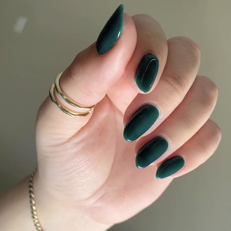 DND Gel Polish Set - Gel & Nail Polish Duo in 747 Aurora Green | 0.5 Fl Oz Each