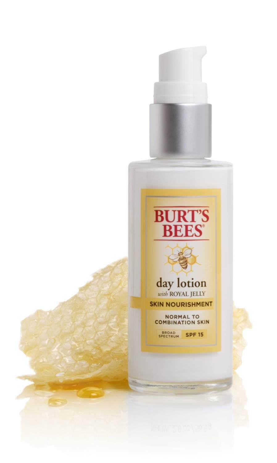 Burt's Bees Nourishment Day Lotion - SPF 15 for Normal to Combination Skin | 2 Fl Oz, Natural Formula