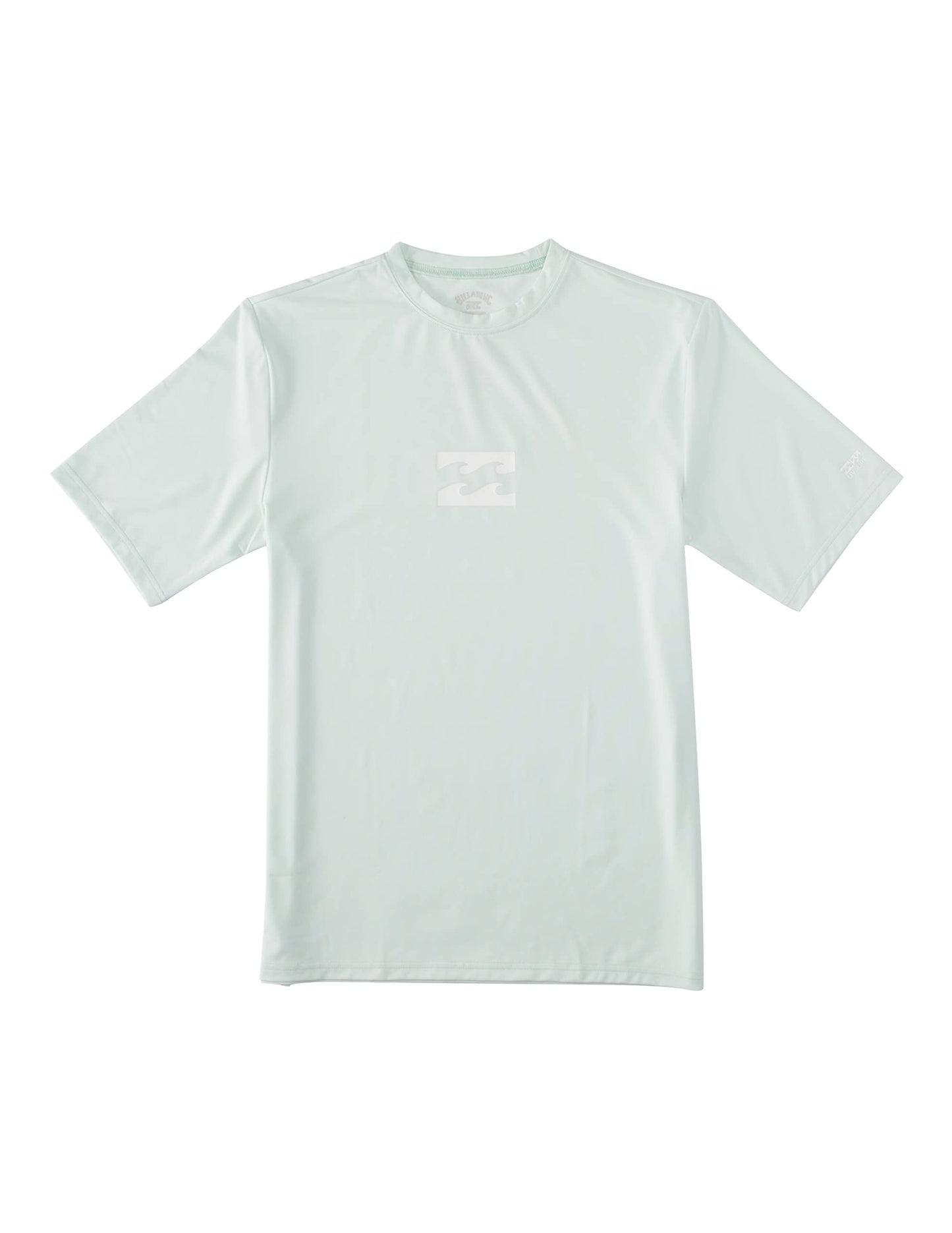 Billabong Men's Standard Classic Short Sleeve Loose Fit Rashguard, Seaglass Wave, Large