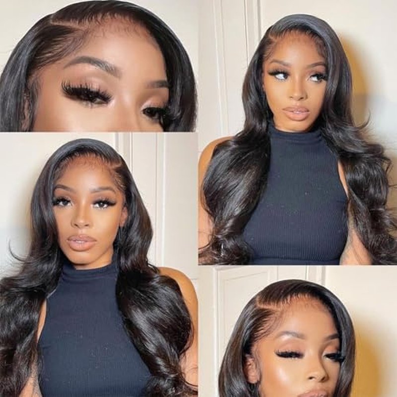 13x6 Body Wave Lace Front Wigs Human Hair Pre Plucked 180% Density HD Lace Frontal Wig Human Hair For Women Body Wave Wigs With Baby Hair 24inch