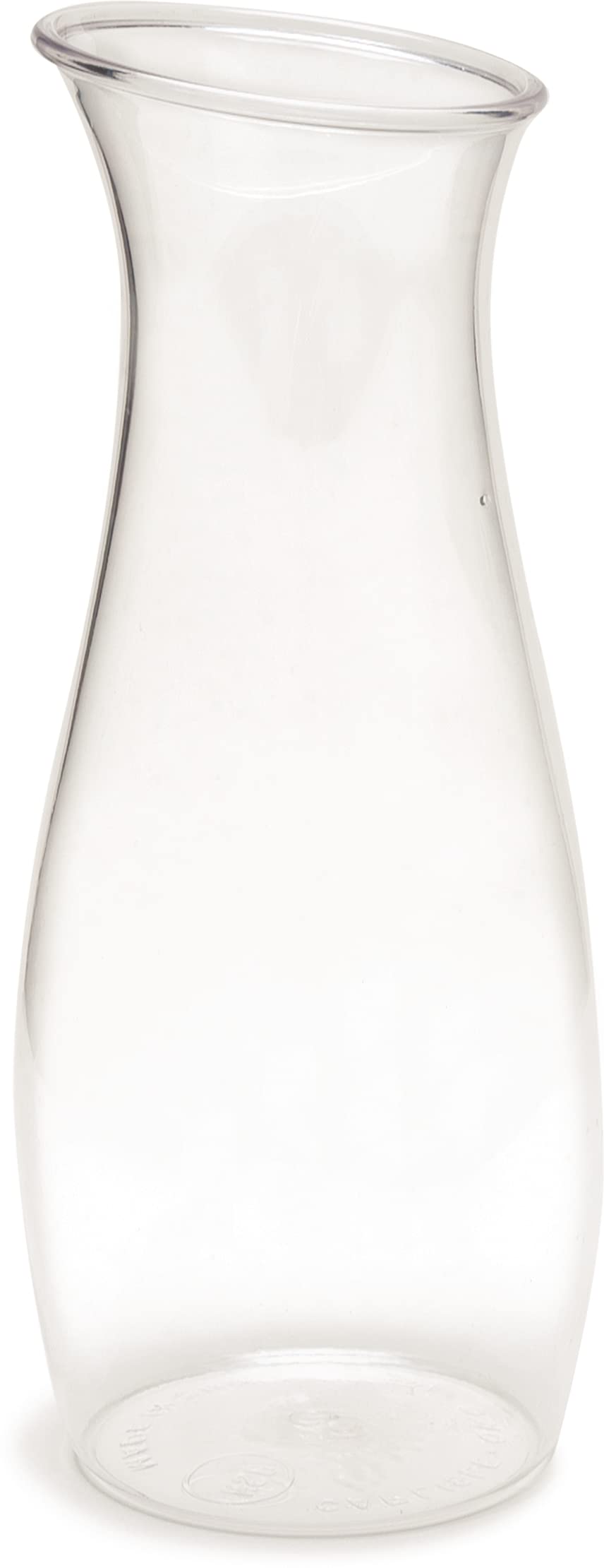 Carlisle FoodService Products 7090207 Cascata Carafe Juice Jar Beverage Decanter Only, Plastic, 1 L, Clear
