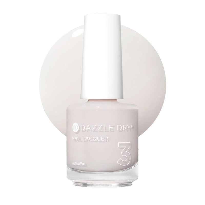 Dazzle Dry Nail Lacquer - Alluring Charm Warm Pale Pink Creamy Finish | Full Coverage 0.5 fl oz