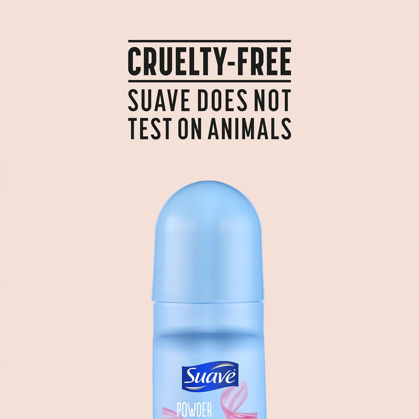 Suave Roll-On Deodorant for Women, Powder Fresh Scent, 6-Pack – Antiperspirant Deodorant with 24H Sweat & Odor Protection, 2.7 Oz Ea