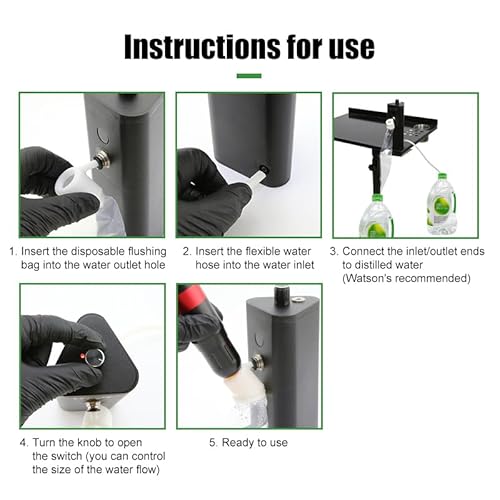 Tattoo Needle Cleaning Machine-Automatic Sensor Cleaning for Needles Tip Professional, Tattoo Equipment,Cartridge Needle Washer for Tattoo Beginners and Artists (plug in (an electronic device)