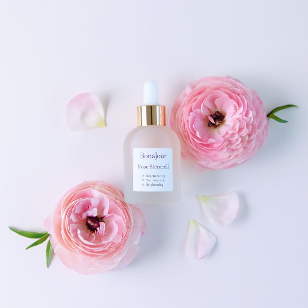 [BONAJOUR] Rose PDRN Stem Cell Serum - PDRN/4GF/Best Face Anti-Wrinkle & Aging, Brightening Care/Total Care Serum 1.0 Fl. Oz