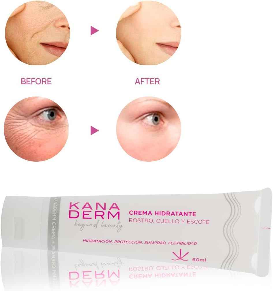 Kanaderm Organic Pleasure Moisturizing Cream for Face, Neck and Décolleté, Moisturizing, Protection, Smoothness, Flexibility