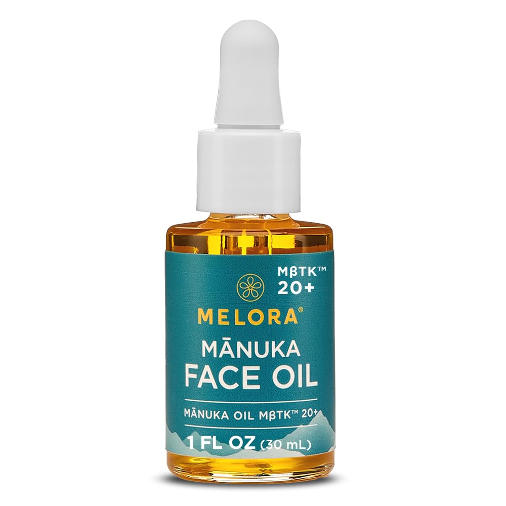 MELORA Manuka Face Oil (1 Oz) - Manuka Skin Care Facial Oil Serum for Dry or Sensitive Skin – Anti-Aging Oil for Face for Women & Men