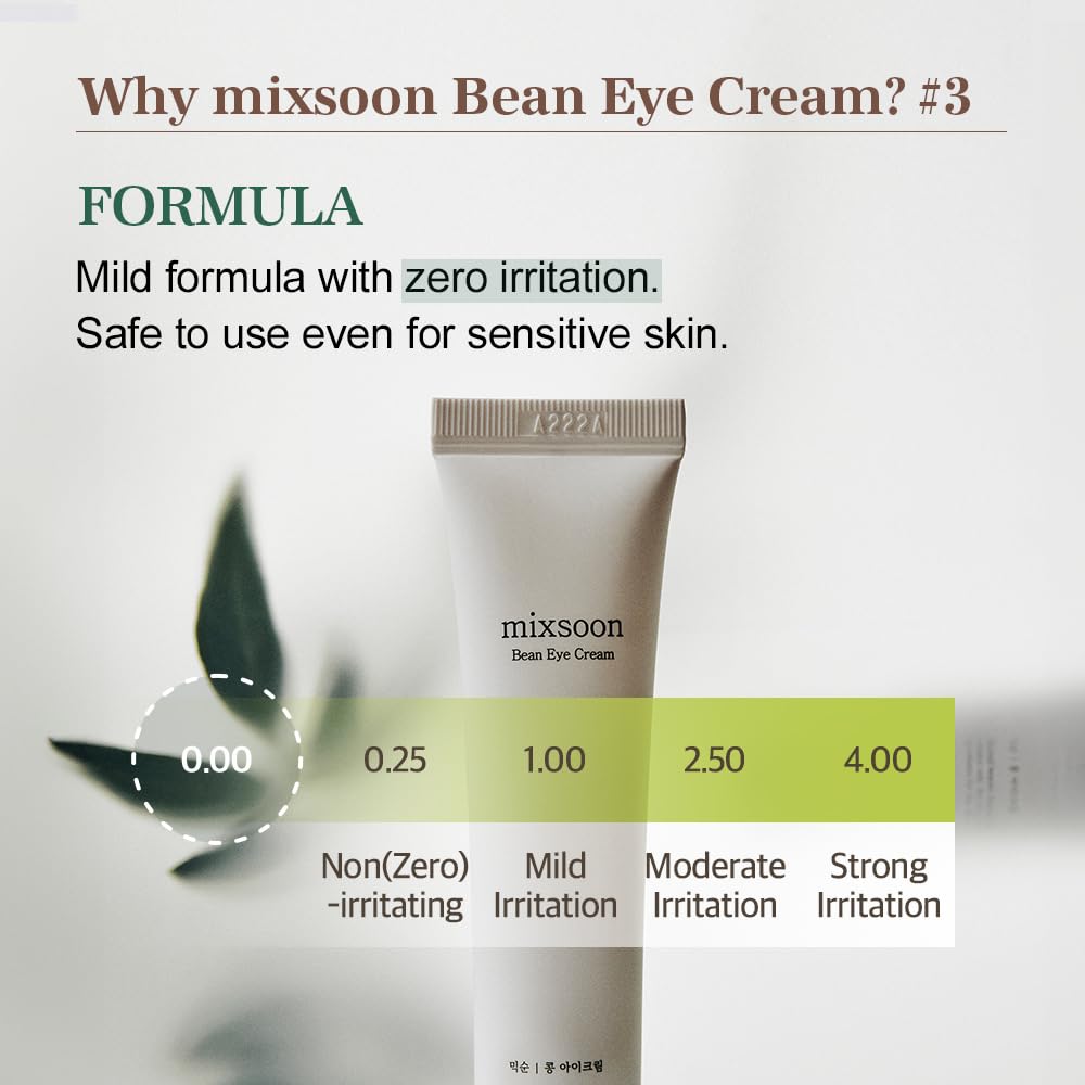 Bean Eye Cream - Hydrating 0.67 fl oz | Nourishing 1.69 fl oz for Dark Circles & Puffiness