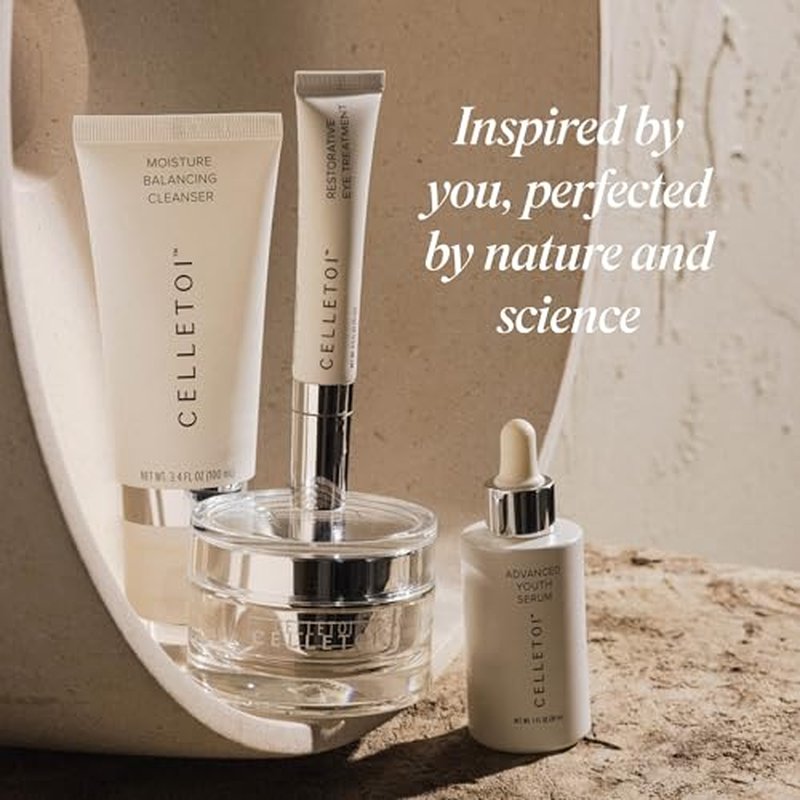 Isagenix Celletoi¢ç Firming Cashmere Cream - Hydrating, Soothing, Dermatologist Tested - Gentle on Skin, Cruelty Free, Vegan - Infused with Hyaluronic Acid and Ceramides - Leaping Bunny Certified