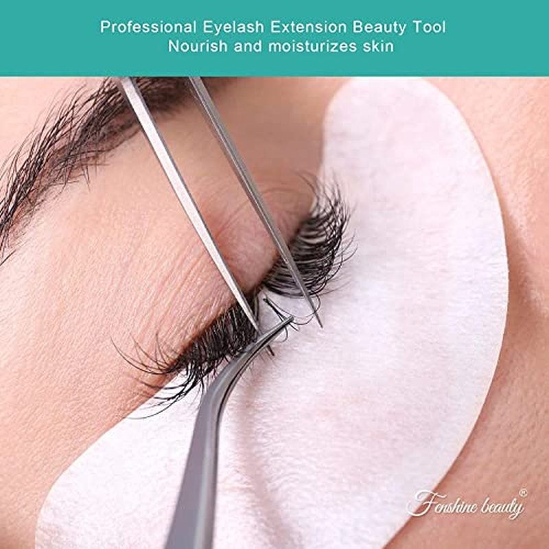 fenshine 200 Pairs Eyelash Extension Eye Pads Lint Free Hydrogel Eye Patches Professional Under Eye Gel Pads for Lash Extensions Supplies