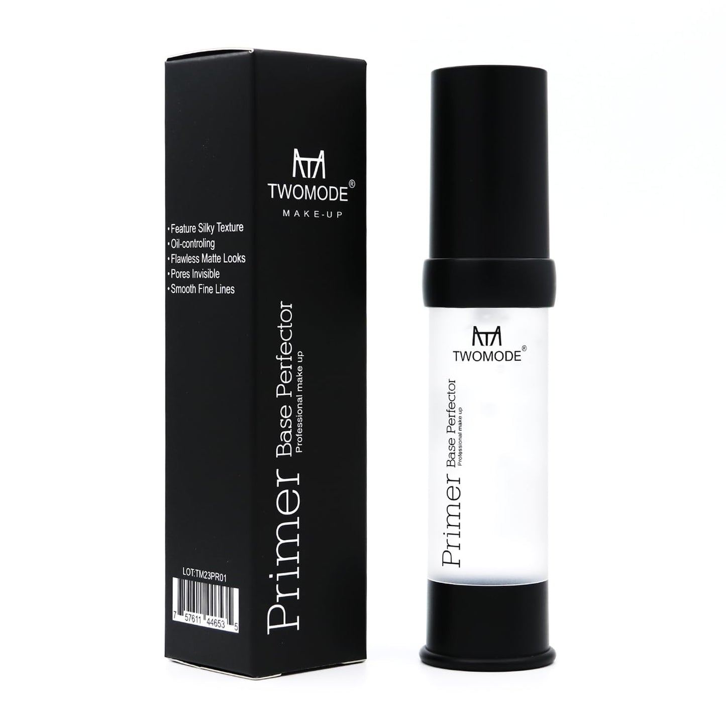 TWOMODE Oil Control Pore Minimizing Face Primer, 20ml Matte Finish Makeup Base with Dimethicone for Smooth Skin, Vegan & Cruelty Free
