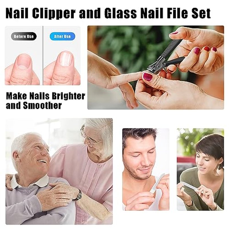Professional Ultra Sharp Nail Clippers for Thick Finger & Toenails - Long Handle, Suitable for Men, Women & Seniors